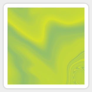 neon green gradient Sticker